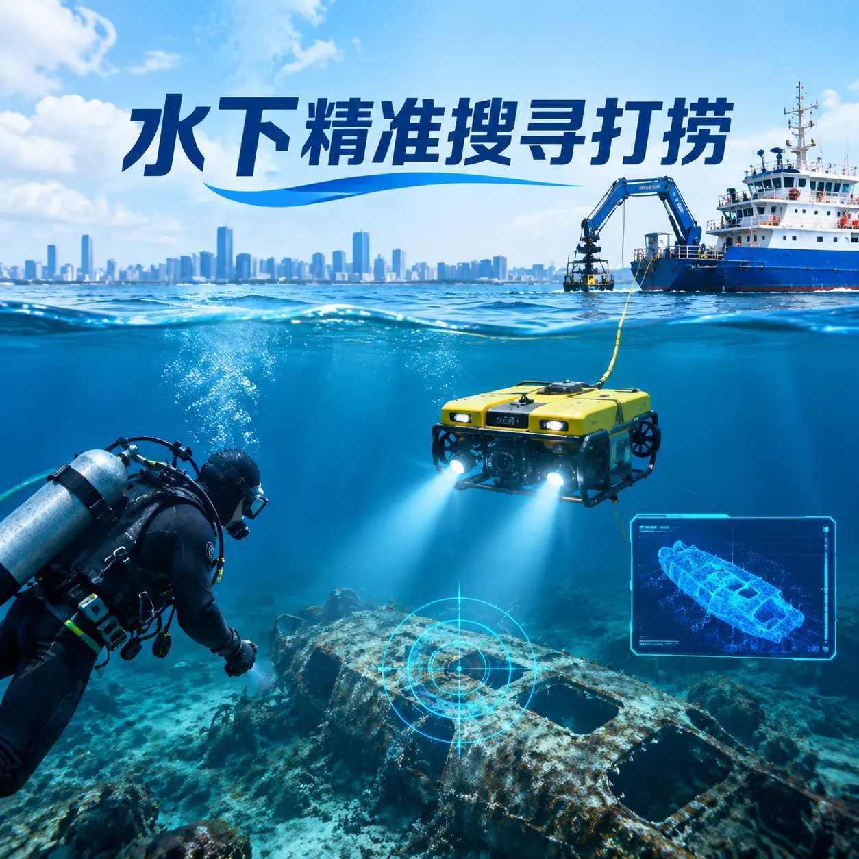 徐水水下精准搜寻打捞